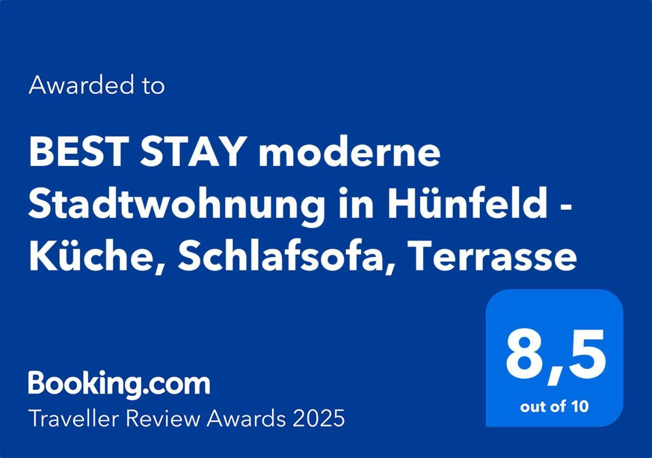 Best Stay Moderne Stadtwohnungen In Huenfeld - Kueche, Schlafsofa, Terrasse Oder Balkon Wlan Smart Tv Εξωτερικό φωτογραφία